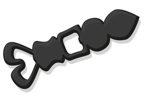 Welsh Lovespoon Stock Illustration