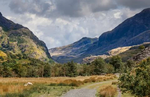 Welsh mountains Stock Photos
