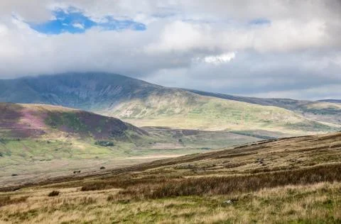 Welsh mountains Stock Photos