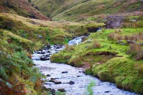 Welsh river 2  Stock Photos