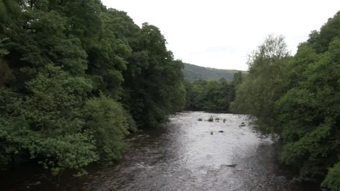 Welsh River Dee Stock Footage 79540689