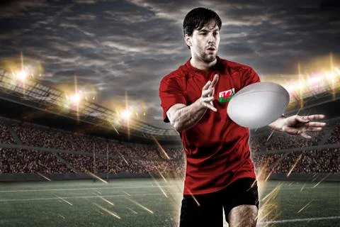 Welsh rugby player Stock Photos