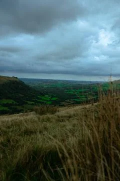 Welsh valley Foto stock
