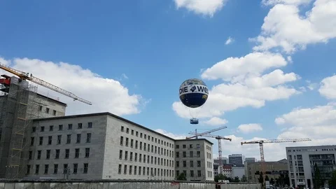 WELT Balloon in Berlin, Germany Video stock 79853587