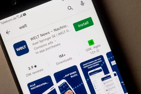 Welt - mobile App Stock-Fotos