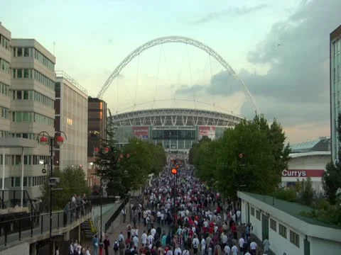 Wembley Evening Stock Footage 12061544