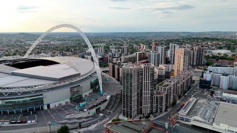 Wembley Stadium - Pan (Left to Right) 스톡 동영상 315459181