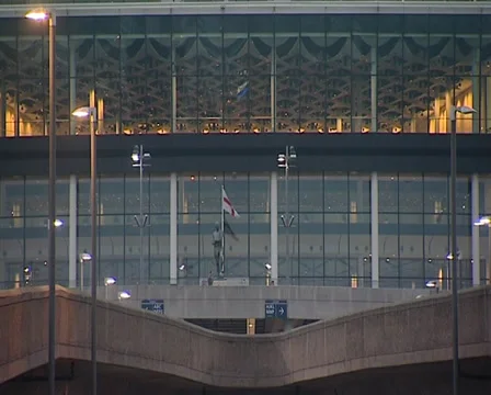 Wembley stadium pull out Stock Footage 32575196