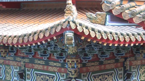 Wen Wu Temple at Sunset 스톡 동영상 39764798