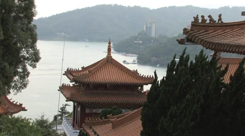 Wen Wu Temple at Sunset 動画素材 39765030