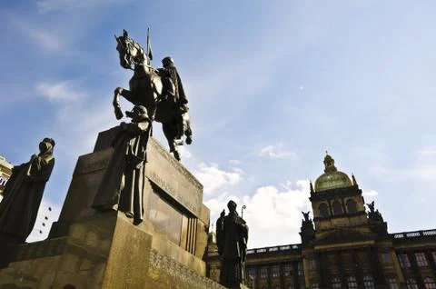 Wenceslas square Foto stock