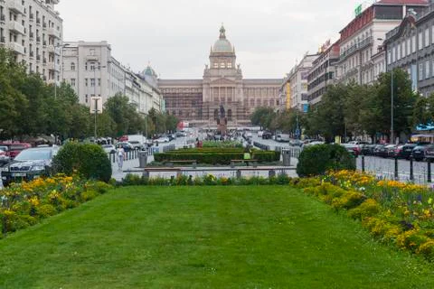 Wenceslas Square Foto stock