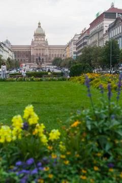 Wenceslas Square Stock Photos