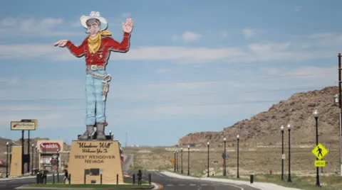 Wendover Will, Wendover Nevada Stock Footage 26397541