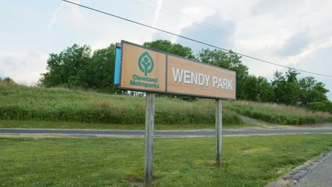 Wendy Park in Cleveland Ohio Stock Footage 155521553