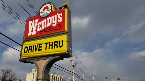 Wendy's sign pan to Видео 104500655