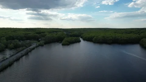 Wenscott Reservoir Stock Footage 154645997