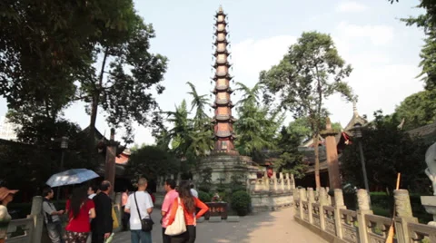 Wenshu Monastery Stock Footage 32931947