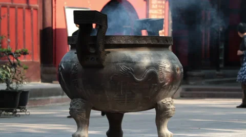 Wenshu Monastery Stock Footage 32962527
