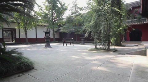 Wenshu Monastery Stock Footage 32969636
