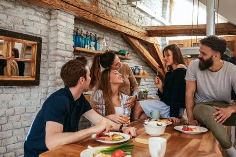 We're having such a good time together Stock Photos