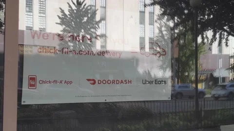 We're Here For You - Chick-Fil-A Delivery Stock Footage 140830704