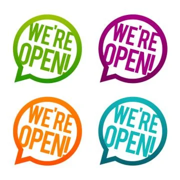 Were open round Buttons. Circle Eps10 Vector. Stock Illustration