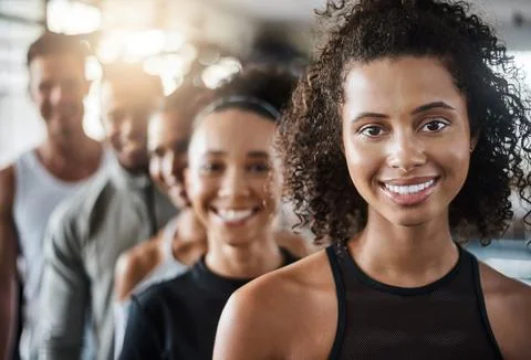 Were ready to challenge ourselves. a group of young people standing together in Stock Photos