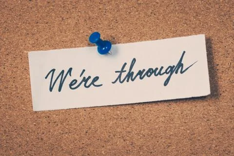 We're through Stock Photos