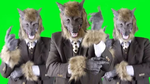 Werewolf Dancer Stock Footage 127941074