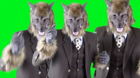 Werewolf Dancer Stock Footage 127941102