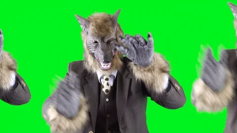 Werewolf Dancer Stock Footage 127941120