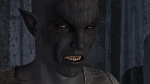 Werewolf Stock Illustration