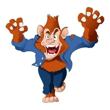 Werewolf Illustrazione stock