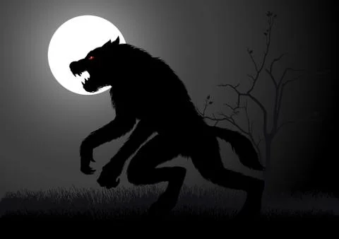 Werewolf Stock Illustration