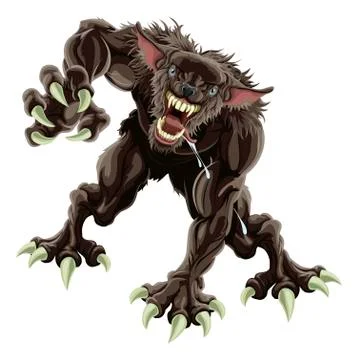 Werewolf illustration イラスト素材
