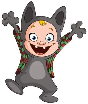 Werewolf kid Stock Illustration