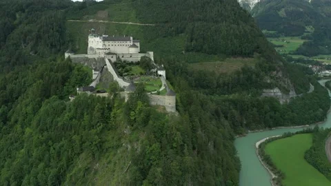 Werfen Castle Stock Footage 143669312