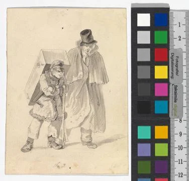 Werkelmann. questionable: J. W. Geiger, drawer Copyright: xpiemagsx pievie... Stock Photos