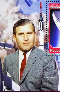 Wernher von Braun, Apollo program serie, circa 2020 Stock Photos
