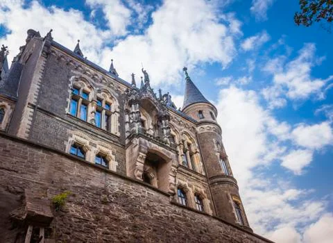 Wernigerode castle with blue sky Stock Photos
