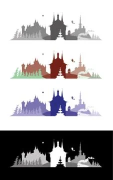 WERNIGERODE, GERMANY, Town Stock Illustration