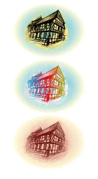 WERNIGERODE, GERMANY, Town Stock Illustration