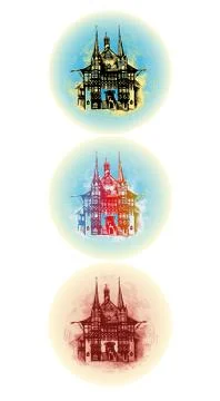 WERNIGERODE, GERMANY, Town Stock Illustration