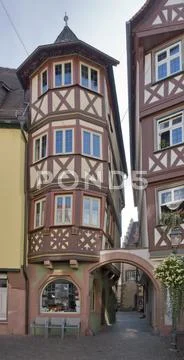 Wertheim old town in germany Stock Photos