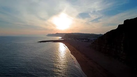 West Bay sunset 스톡 동영상 79305448