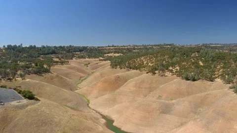 West Branch Of The Feather River During California Severe Drought 0074 Stock Footage 264982973