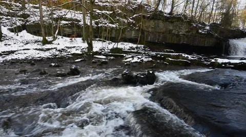 West Burton falls Stock Footage 47987199