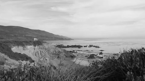 West Coast Ocean Waves Stock Footage 34260069