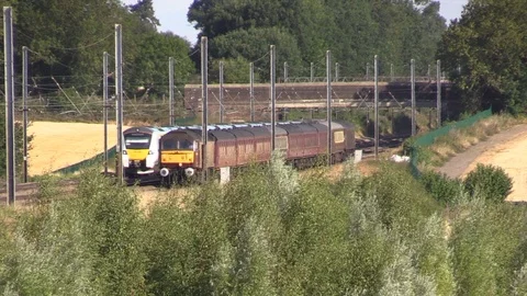 West Coast Railways Class 47 Charter Video stock 94586785